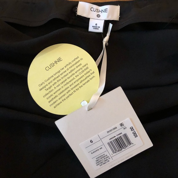 Cushnie x Target Black Slip Dress NWT - Picture 10 of 12